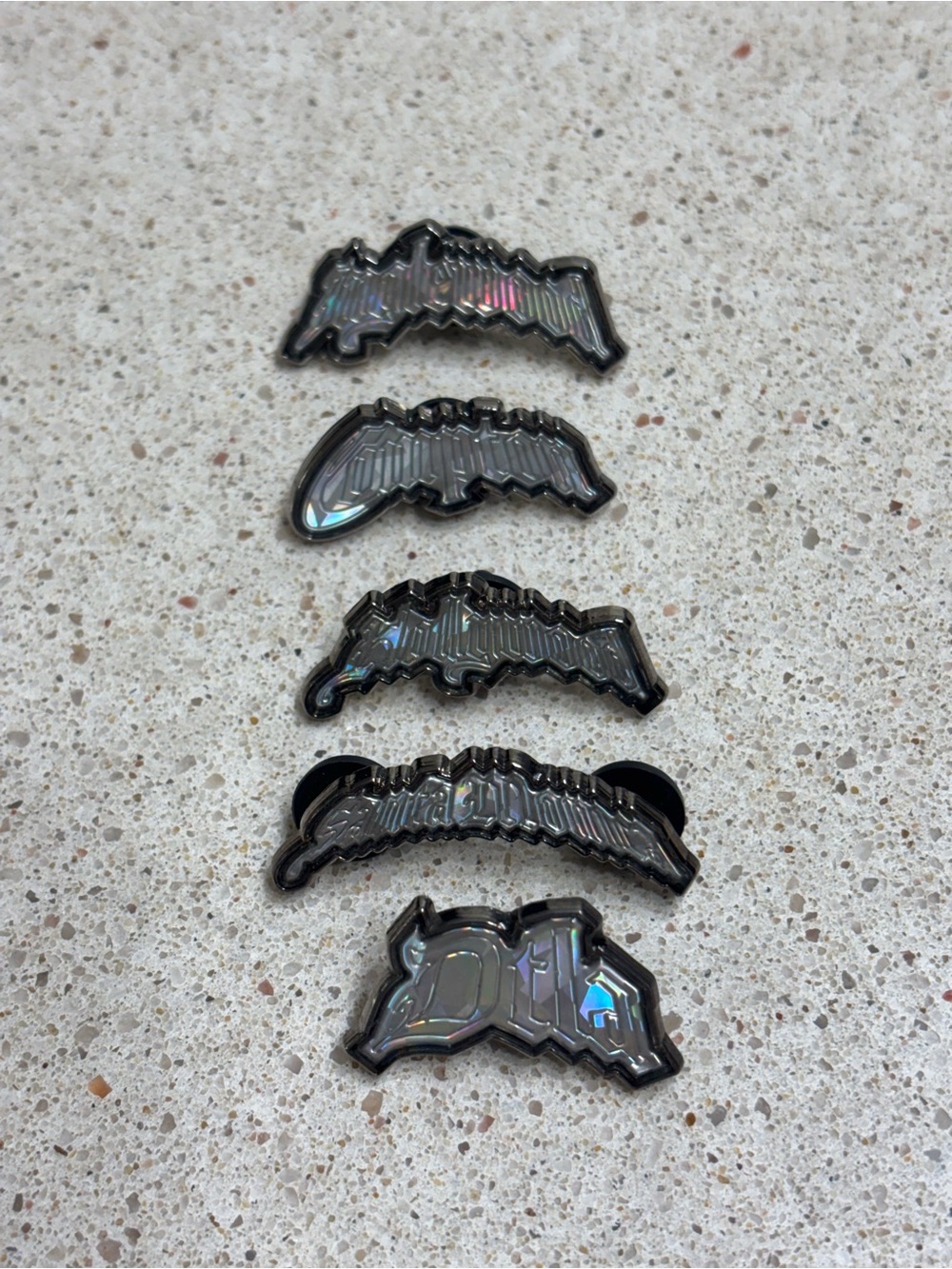 New Era Footlocker Holographic City Pin Set